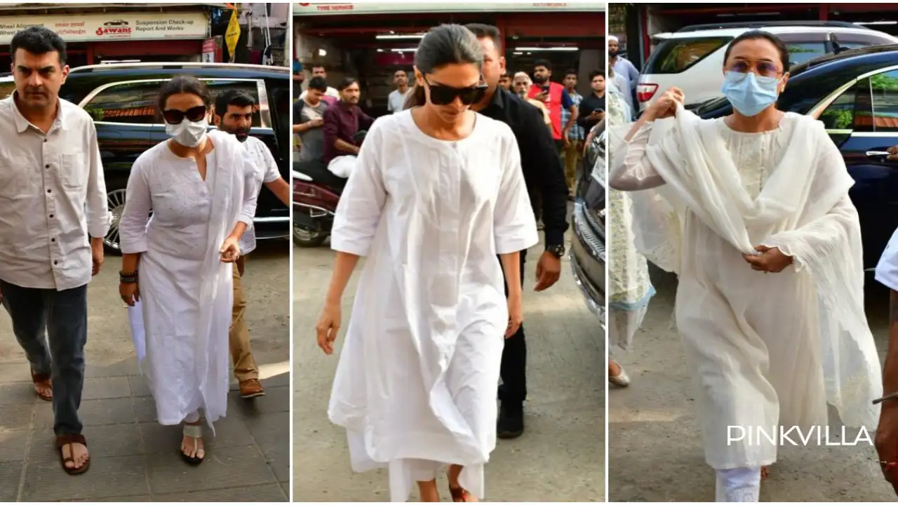 Deepika Padukone, Rani Mukerji to Vidya Balan, Bollywood in attendance to bid adieu to late Pradeep Sarkar Deepika Padukone, Rani Mukerji to Vidya Balan, Bollywood in attendance to bid adieu to late Pradeep Sarkar