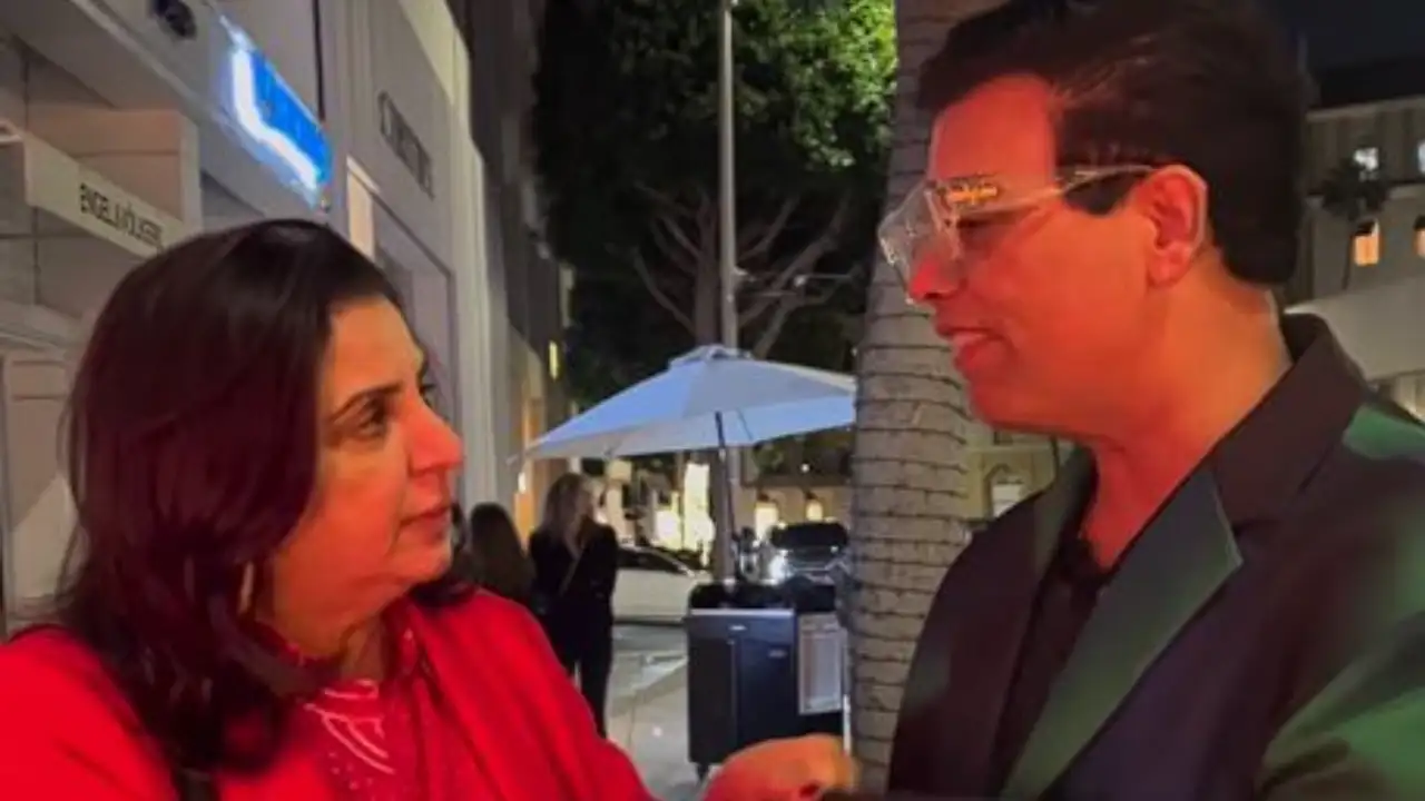 Karan Johar and Farah Khan roast each other's fashion choices Karan Johar and Farah Khan