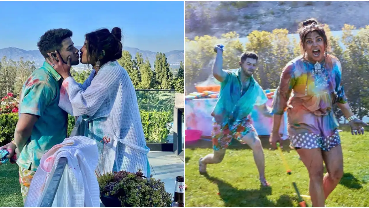 Holi 2023: Priyanka Chopra drops meme-worthy PIC with Nick Jonas from last year’s celebration; Wishes fans 