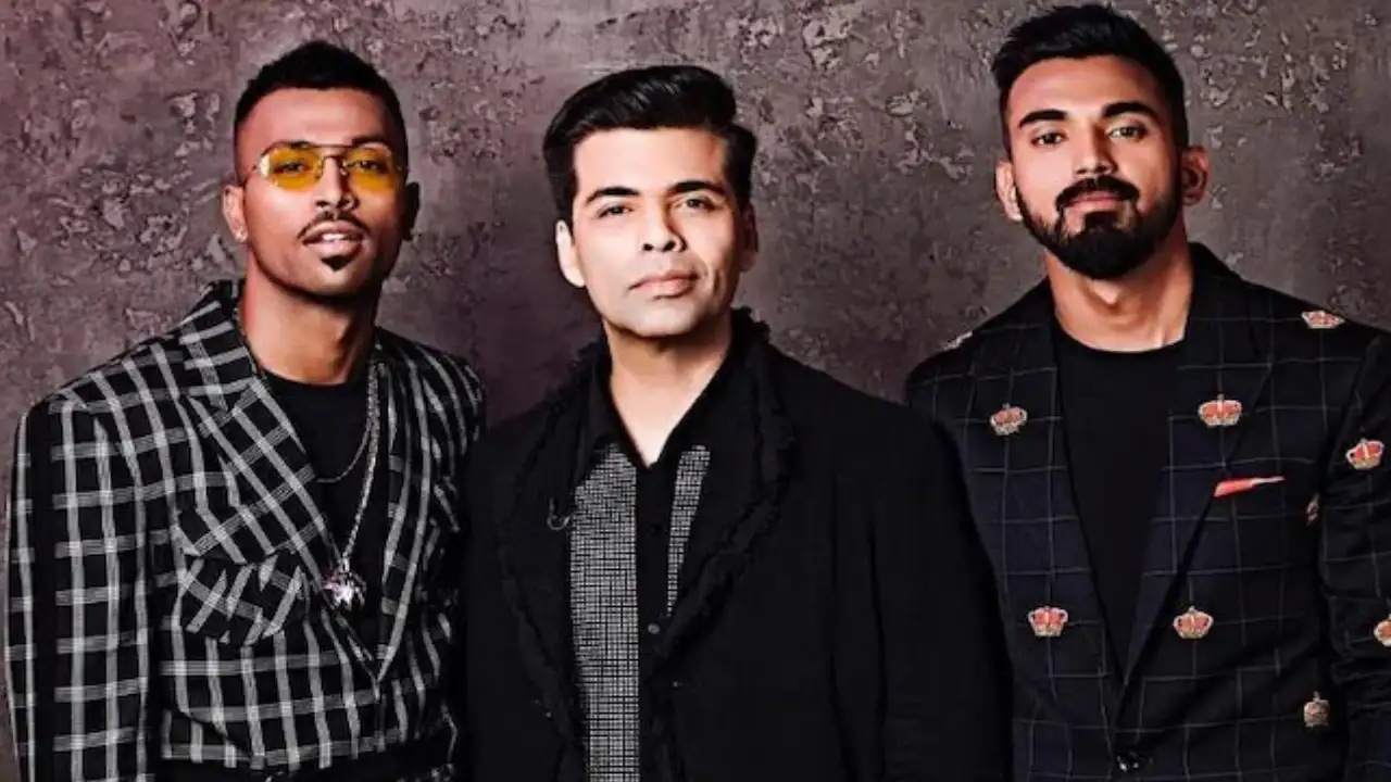 Hardik Pandya-KL Rahul-Karan Johar