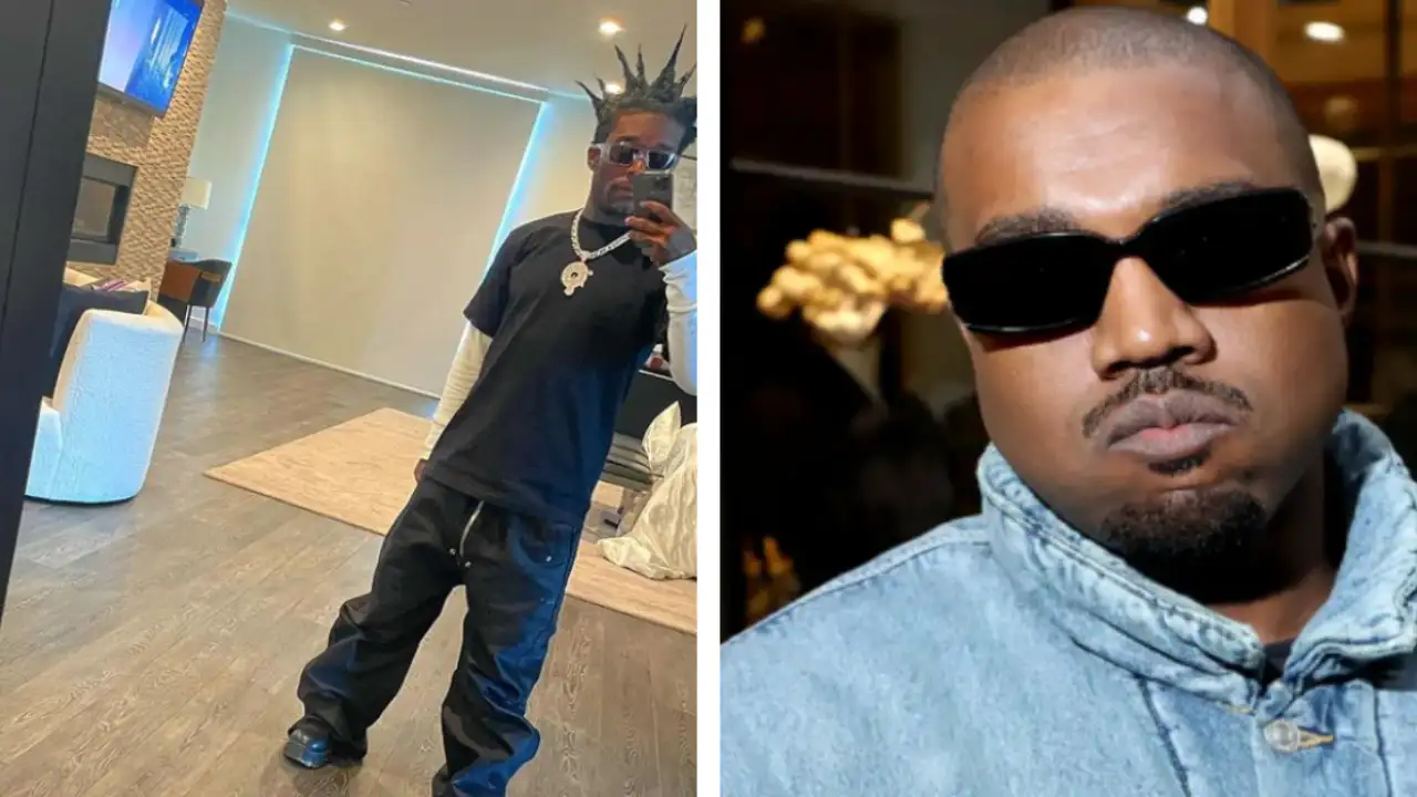 Lil Uzi Vert and Kanye West 