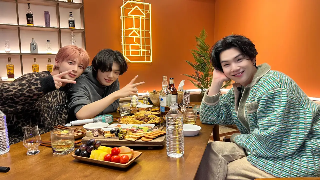 Taehyun, Yeonjun and SUGA: courtesy of BTS' Twitter Taehyun, Yeonjun and SUGA: courtesy of BTS' Twitter