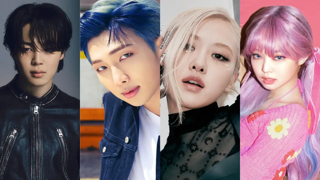 Jimin, RM, Rosé, Jennie ; Picture Courtesy: BIGHIT MUSIC, YG Enteratinment Jimin, RM, Rosé, Jennie ; Picture Courtesy: BIGHIT MUSIC, YG Enteratinment