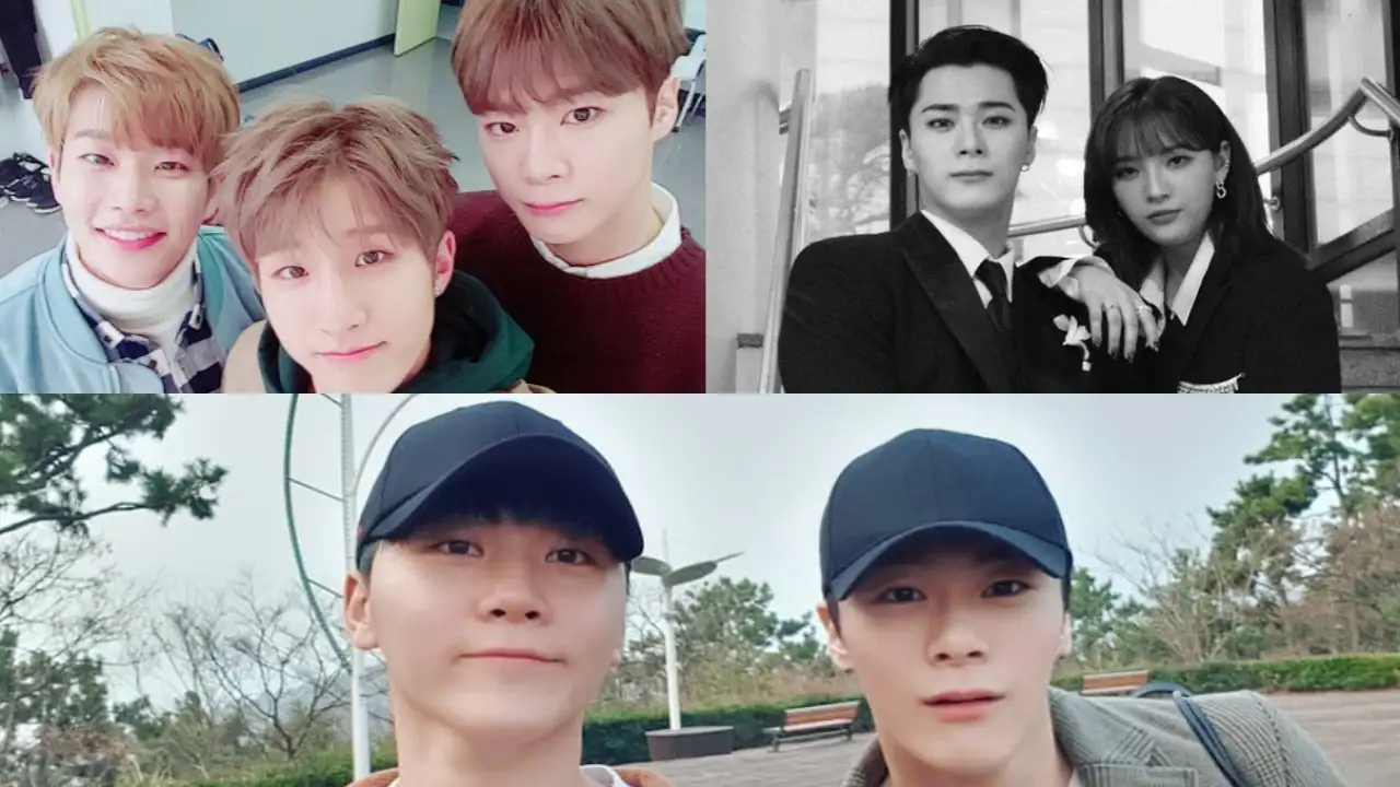 Moonbin-Moon Sua, Seungkwan, MJ and Jinjin; Picture Courtesy: ASTRO’s Twitter, SEVENTEEN’s Twitter 