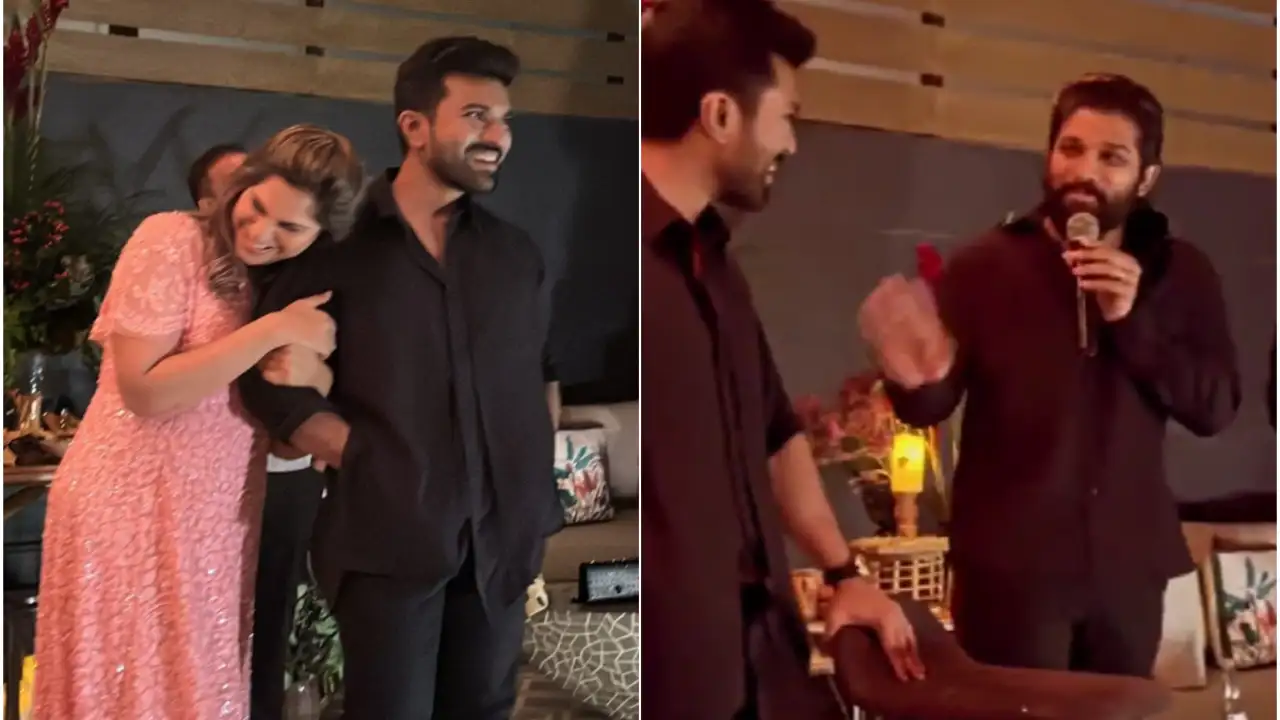 Inside PICS and video of Ram Charan and Upasana's baby shower party with Allu Arjun, Sania Mirza and others Inside PICS and video of Ram Charan and Upasana's baby shower party
