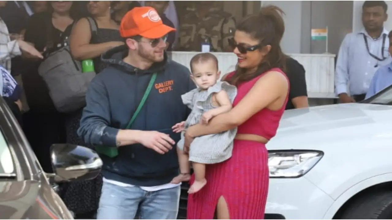 Picture courtesy: Viral Bhayani Priyanka Chopra and Nick Jonas take over London streets with daughter Malti Marie in style; Pics inside