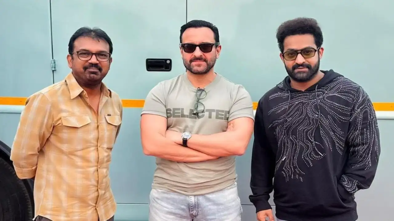 Saif Ali Khan joined the sets of NTR30 on the 18th of April, 2023 and he will shoot some confrontational sequences with Jr NTR Jr NTR, Saif Ali Khan, Kortala Siva