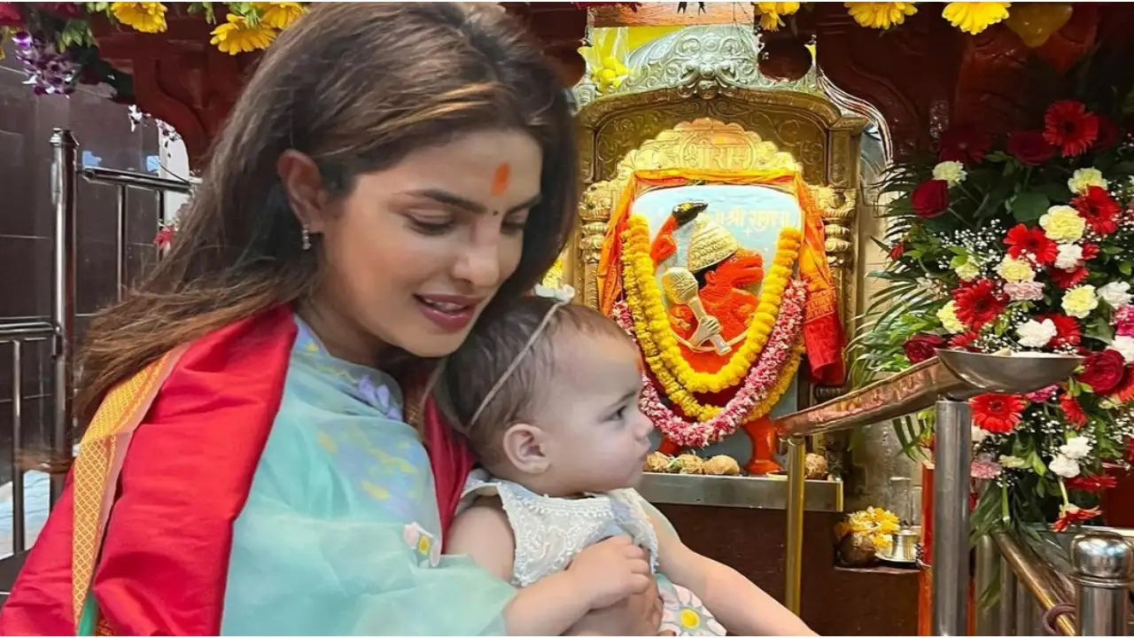 Picture courtesy: Instagram Priyanka Chopra talks about daughter Malti Marie's first trip to India; Says 'She loved everything..'
