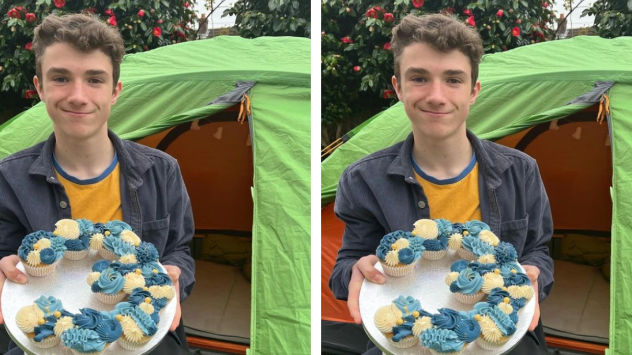 Max Woosey (Credits: Instagram/the_boy_in_the_tent) Max Woosey (