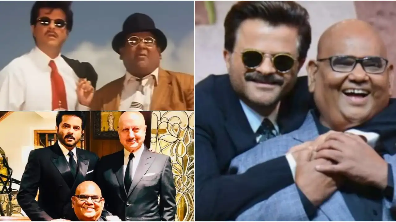 Picture courtesy: Instagram Anil Kapoor walks down memory lane as he remembers Satish Kaushik on his birth anniversary: 'I wish we had..'