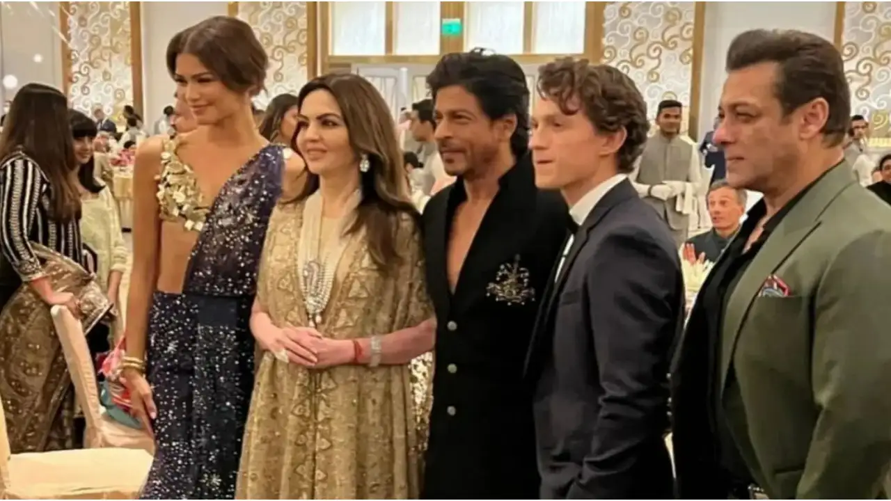 NMCAA Gala: Tom Holland and Zendaya's EPIC pic with Shah Rukh Khan, Salman Khan goes viral; Fans react