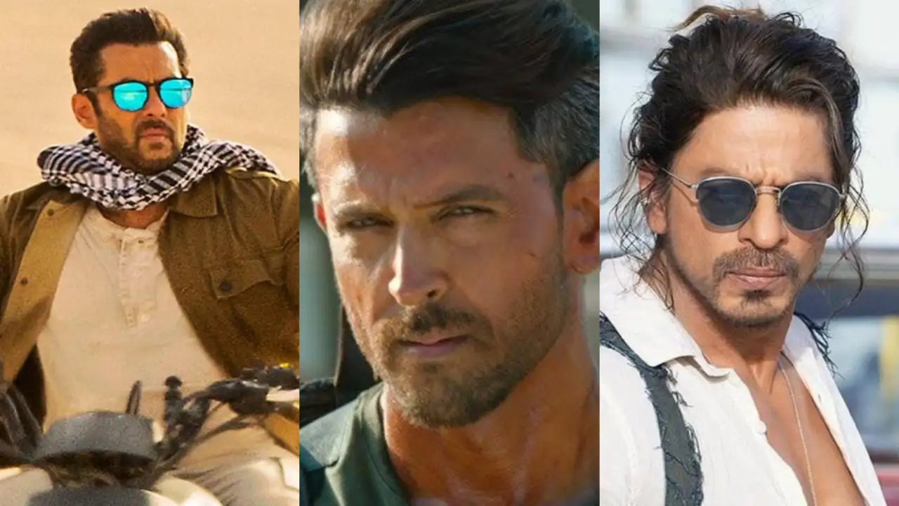 The timeline of YRF Spy Universe after Pathaan includes Tiger 3, War 2 and Pathaan Vs Tiger (Credit: Yash Raj Films) Hrithik Roshan, Salman Khan, Shah Rukh Khan