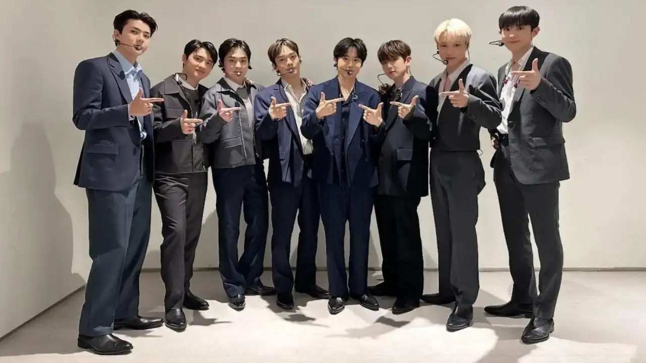 From Left: Sehun, D.O, Xiumin, Chen, Suho, Baekhyun, Kai, Chanyeol; Picture: Courtesy of EXO's Instagram From Left: Sehun, D.O, Xiumin, Chen, Suho, Baekhyun, Kai, Chanyeol; Picture: Courtesy of EXO's Instagram