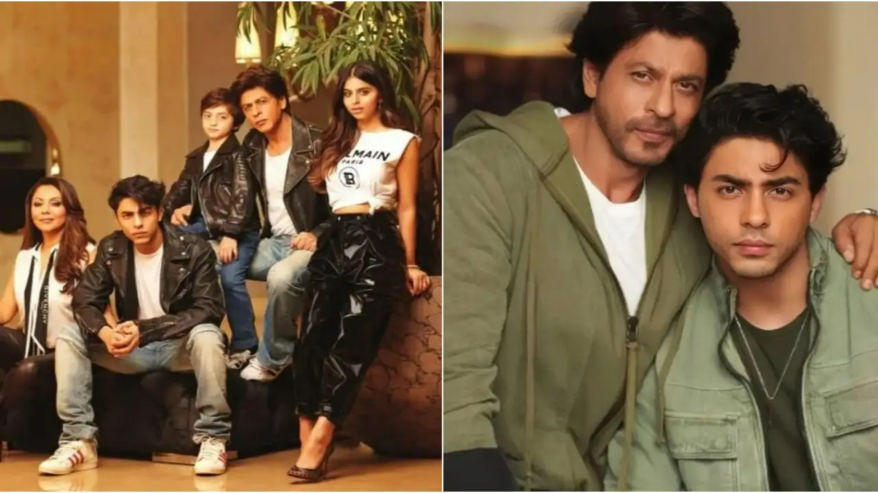 Shah Rukh Khan, Gauri, Aryan, AbRam and Suhana pose for picture-perfect family portraits; Internet is thrilled