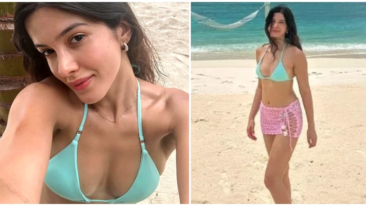 Shanaya Kapoor's bikini babe look with a Ruchi Soni crochet mini skirt is a must-have for Summer Shanaya Kapoor, celebrity style, Bollywood, bikini sets, fashion,