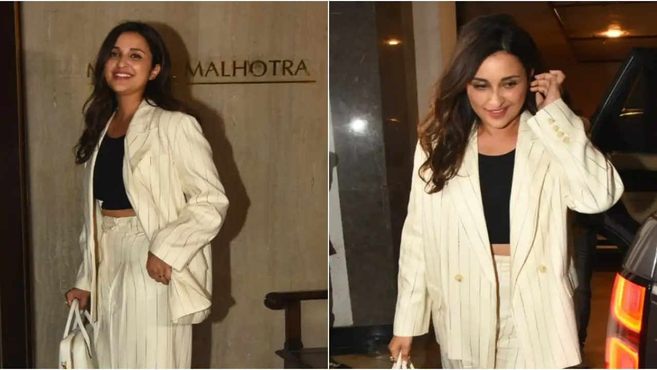 WATCH: Parineeti Chopra's appearance at Manish Malhotra's house adds fuel to wedding reports; Actress blushes