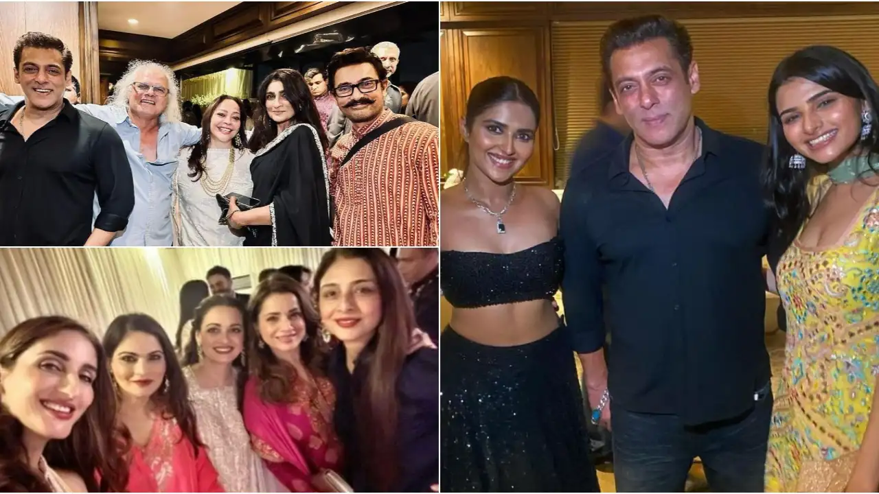 Picture courtesy: Instagram Inside Arpita Khan-Aayush Sharma's Eid party: Salman Khan, Aamir Khan reunite; Tabu poses with Alvira, Dia
