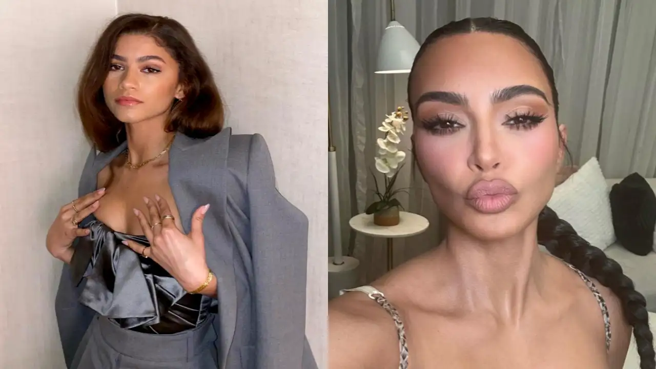 Zendaya, Kim Kardashian (Image: Zendaya, Kim Kardashian Instagram) Zendaya, Kim Kardashian (Image: Zendaya, Kim Kardashian Instagram)