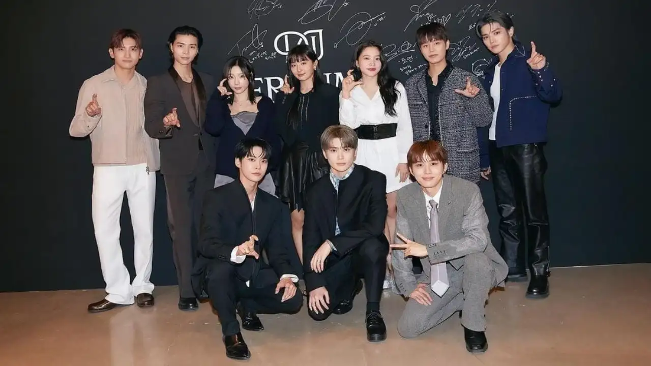 From Left: Changmin, Johnny, Taeyeon, Seulgi, Yeri, Taeil, Taeyong, Jungwoo, Jaehyun and Doyoung; Picture: Courtesy of SMTown Instagram From Left: Changmin, Johnny, Taeyeon, Seulgi, Yeri, Taeil, Taeyong, Jungwoo, Jaehyun and Doyoung; Picture: Courtesy of SMTown Instagram