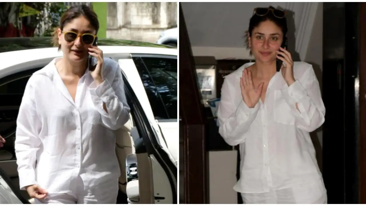 Kareena Kapoor Khan, celebrity style, Bollywood, co-ordinated set, loafers, fashion, 