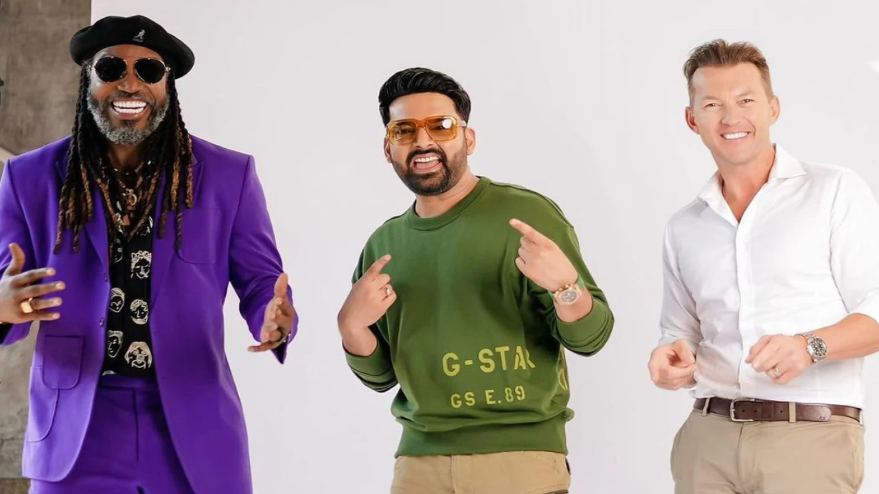 The Kapil Sharma Show: Ace cricketers and Kapil's 'Big Brothers' Brett Lee, Chris Gayle to grace the show Kapil Sharma, Brett Lee, Chris Gayle