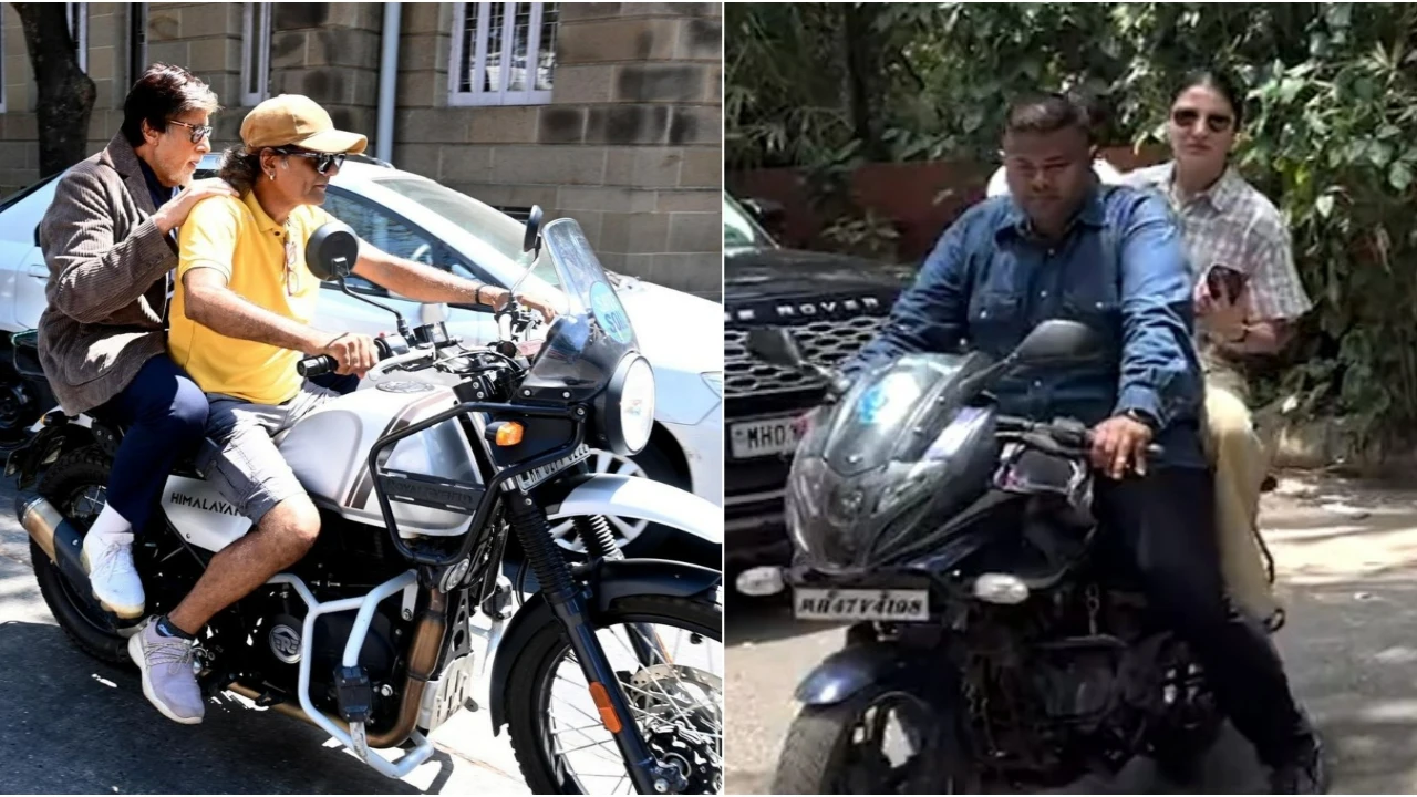 Mumbai Police react after Amitabh Bachchan and Anushka Sharma spotted riding bikes without helmets
