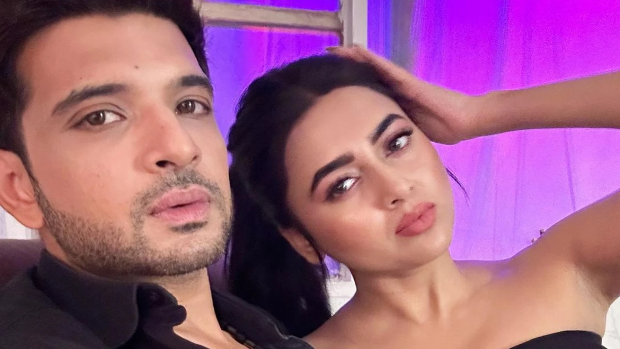 Karan Kundrra shares glimpse of Tejasswi Prakash's unseen avatar from the sets of Naagin 6; PICS Karan Kundrra, Tejasswi Prakash