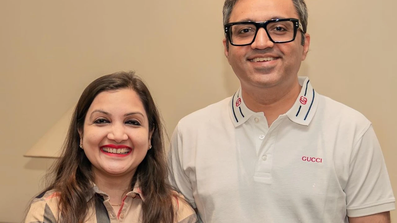 Ashneer Grover with wife Madhuri