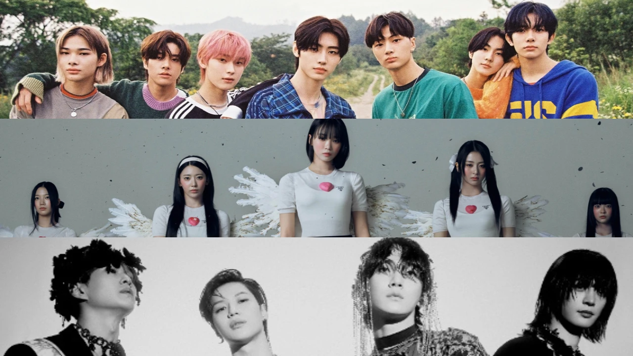 ENHYPEN, LE SSERAFIM, SHINee; Picture Courtesy: BELIFT Lab, Source Music, SM Entertainment ENHYPEN, LE SSERAFIM, SHINee; Picture Courtesy: BELIFT Lab, Source Music, SM Entertainment