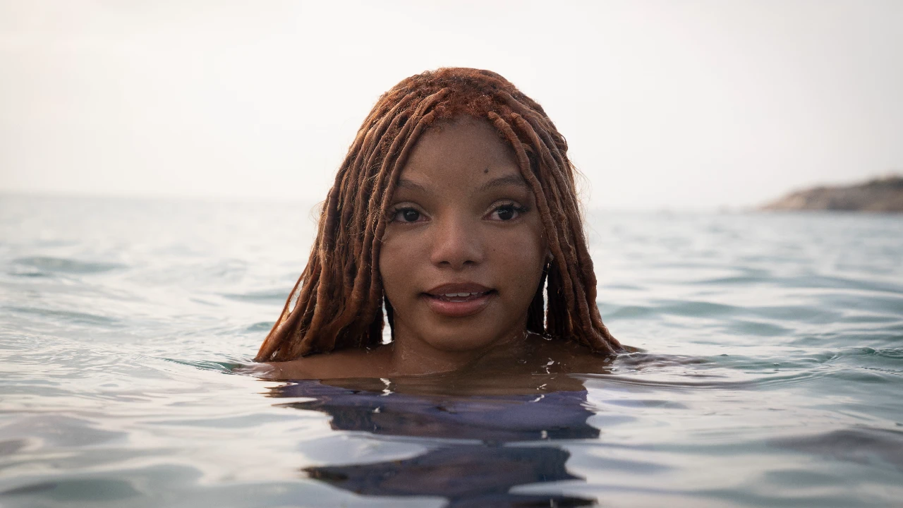Halle Bailey as Ariel in The Little Mermaid YouTube trailer