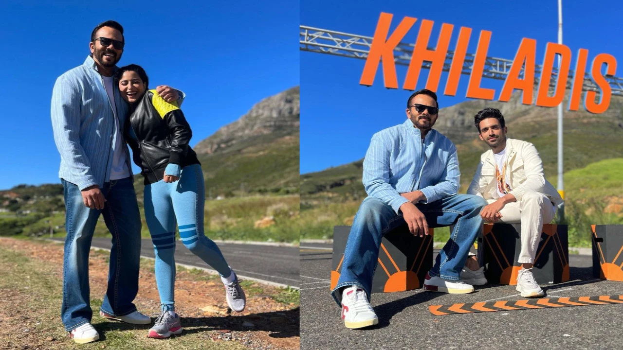 Khatron Ke Khiladi 13: Aishwarya Sharma to Arjit Taneja; Watch Rohit Shetty's joyful moments with contestants Aishwarya Sharma, Arjit Taneja