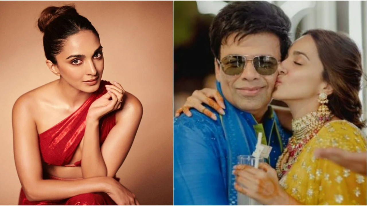 Kiara Advani plants a kiss on birthday boy Karan Johar's cheek in unseen pic from wedding festivities
