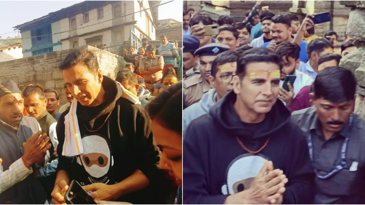 Picture courtesy: Instagram / Twitter WATCH: After Kedarnath, Akshay Kumar seeks blessings at Badrinath Temple and Jageshwar Dham; Fans go gaga