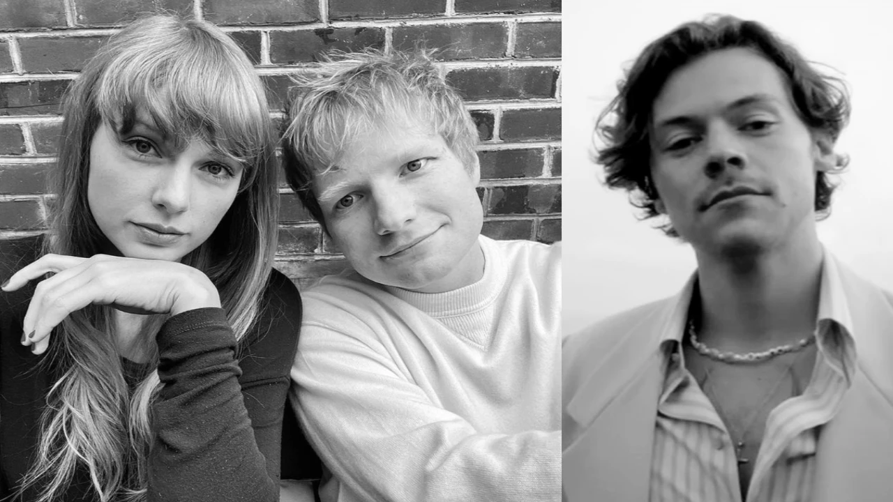 Taylor Swift, Ed Sheeran, Harry Styles (Images: Ed Sheeran Instagram/ Harry Styles YouTube) Taylor Swift, Ed Sheeran, Harry Styles (Images: Ed Sheeran Instagram/ Harry Styles YouTube)