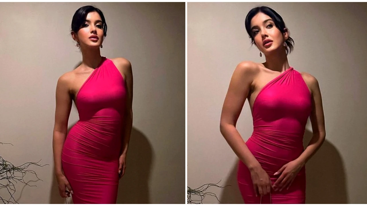 Shanaya Kapoor's 'Barbie' chic look in Mélani The Label’s one-shoulder gown is peak prettiness; Know its cost Shanaya Kapoor, celebrity style, Bollywood, bodycon gowns, party dresses, fashion