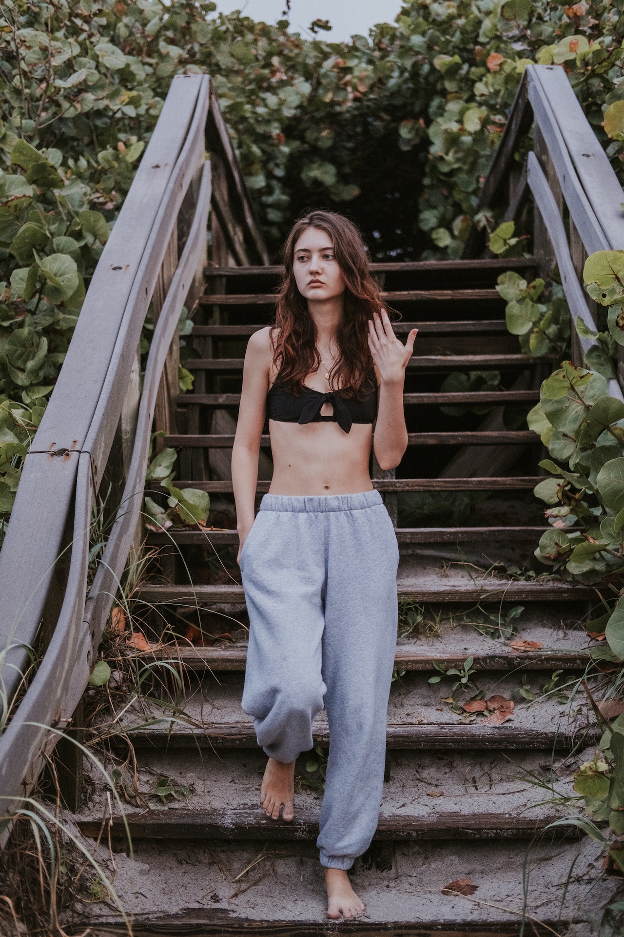 Bikini Top Or Bralette Top with Joggers