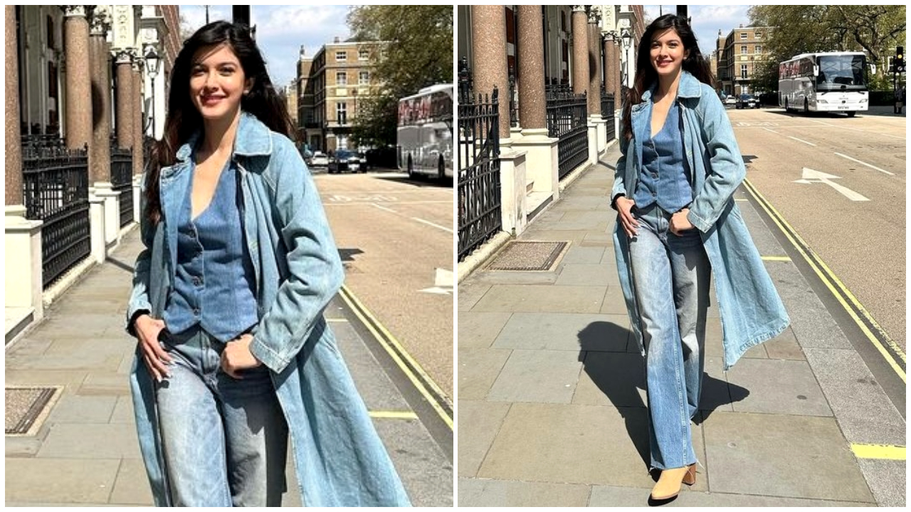 Shanaya Kapoor's London calling looks were about denim, stripes, and all things in sync with the season 