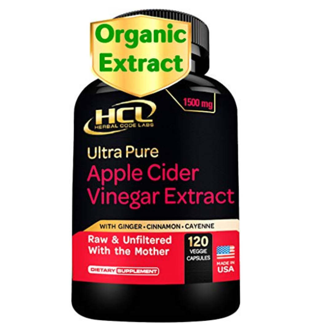 HCL Ultra Pure Apple Cider Vinegar Extract Capsules