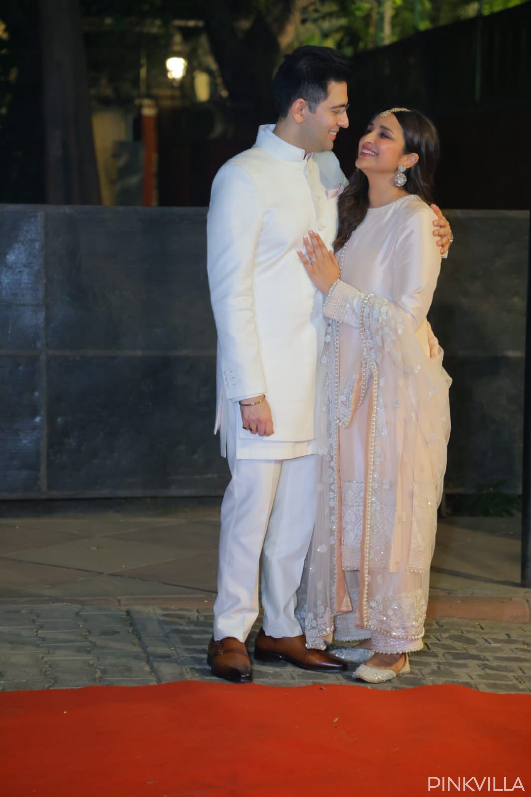 Parineeti Chopra and Raghav Chadha strike a nice pose