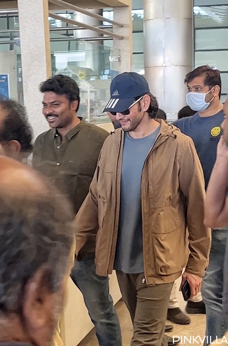 Mahesh Babu clicked at Hyderabad airport as he returns from Spain vacation