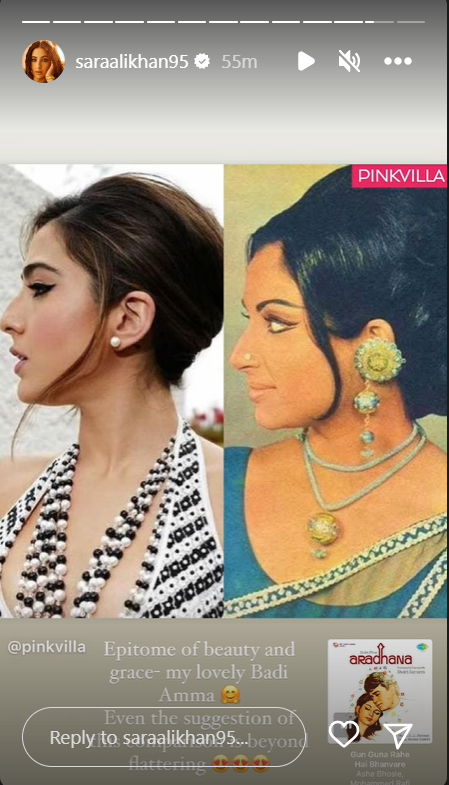 Câu chuyện trên Instagram của Sara Ali Khan