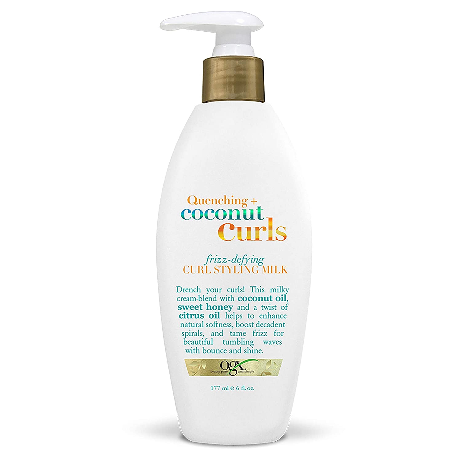 OGX Quenching + Coconut Curls Frizz-Defying Curl Styling Milk OGX Quenching + Coconut Curls Frizz-Defying Curl Styling Milk