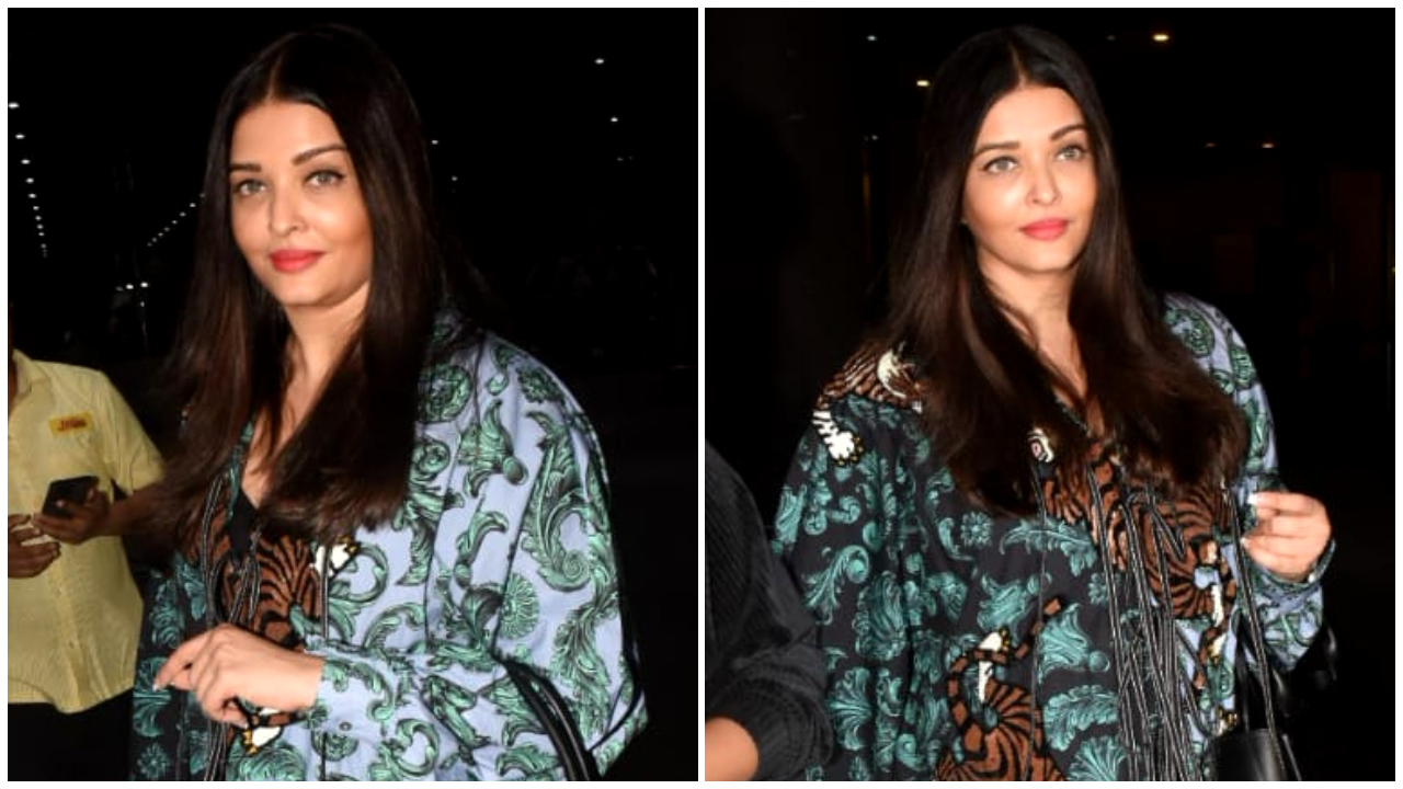 Aishwarya Rai Bachchan kết hợp hoàn hảo chiếc váy của Dhruv Kapoor với túi xách Dolce & Gabbana trị giá 2 lakh Rs 
