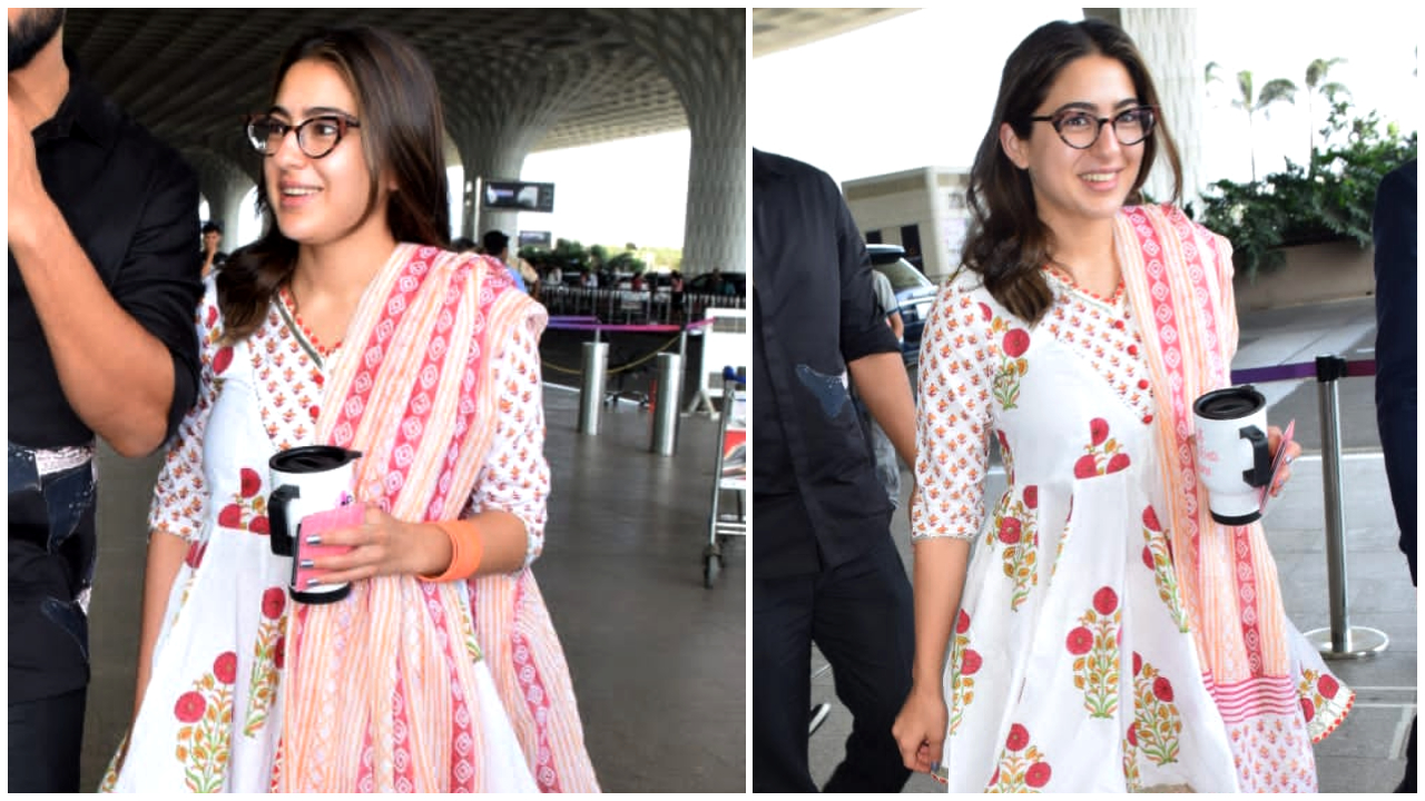 Sara Ali Khan đã chọn thời trang mùa hè giá cả phải chăng khi cô ấy khuấy động trong một bộ sharara của Ambraee;  Đoán giá?