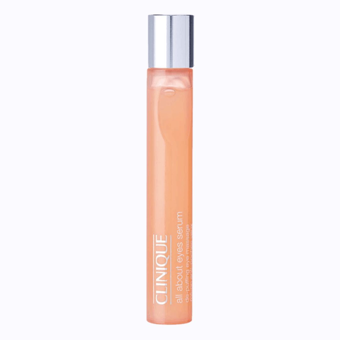 CLINIQUE all about eyes serum de-puffing eye massage roll-on