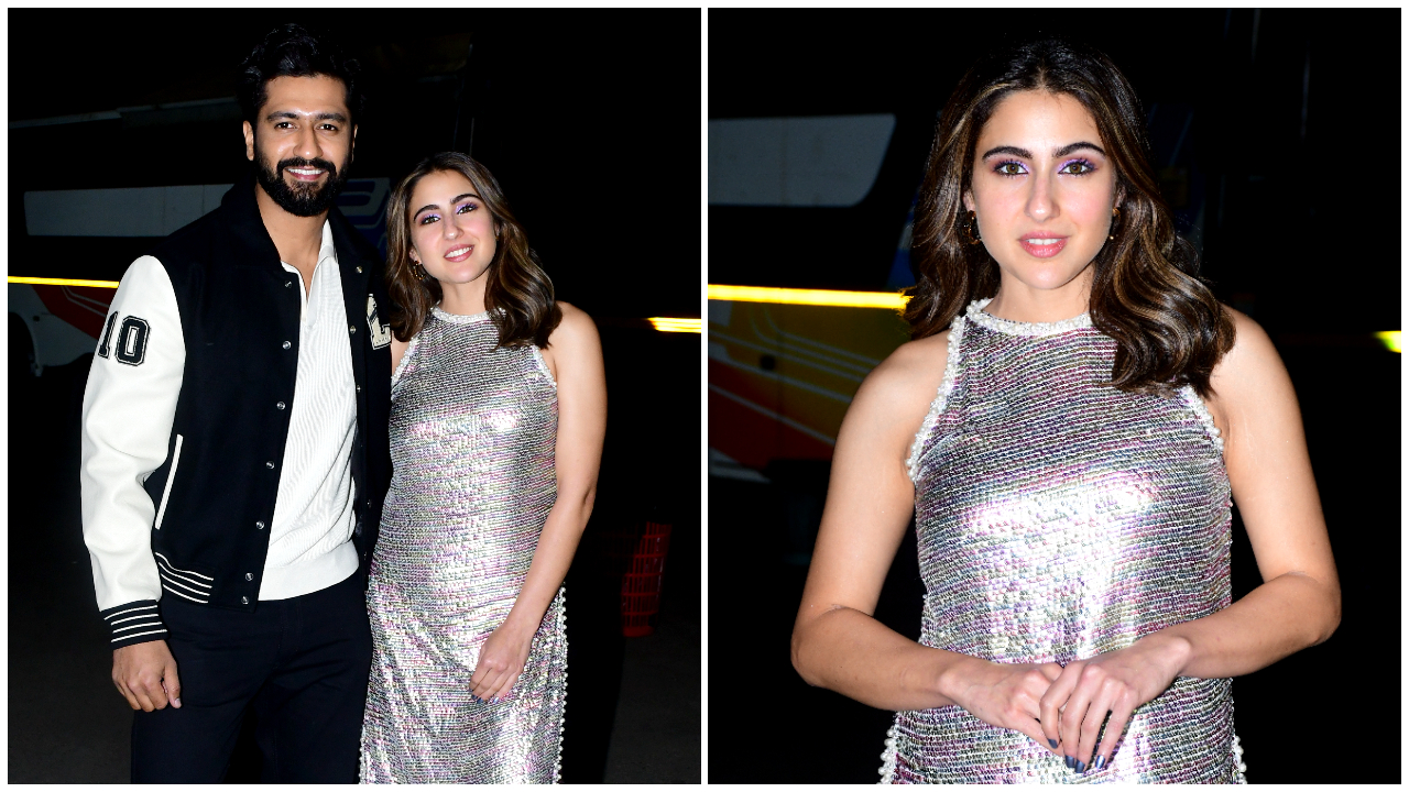 Sara Ali Khan trong bộ đồng phục sequin của Manish Malhotra chứng minh rằng lấp lánh không phải lúc nào cũng là Vàng, đôi khi là Bạc