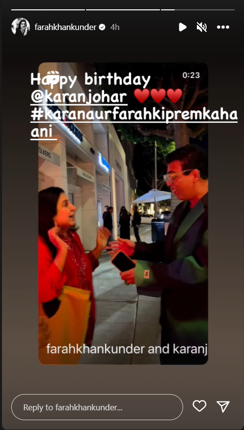 Câu chuyện trên Instagram của Farah Khan