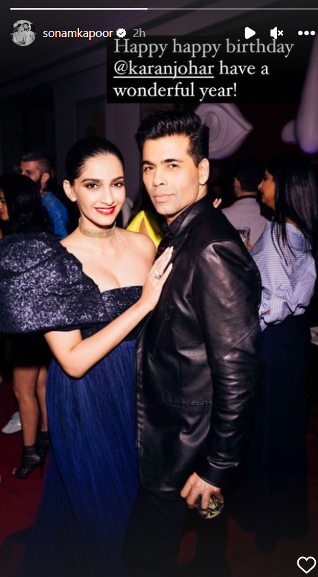 Câu chuyện trên Instagram của Sonam Kapoor
