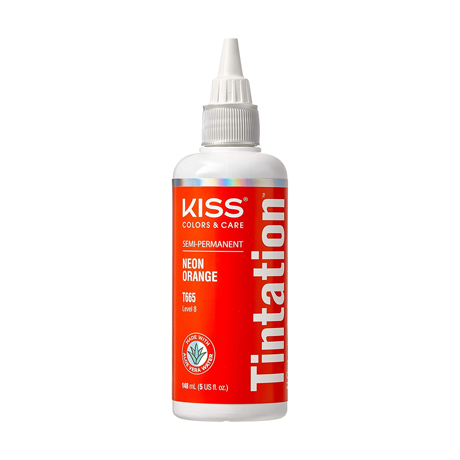 Kiss Tintation Semi-Permanent Neon Orange Hair Color
