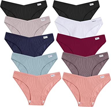 FINETOO Womens Soft Stretch Bikini Panties FINETOO Womens Soft Stretch Bikini Panties
